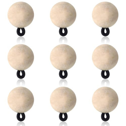 9 Pcs Fly Fishing Strike Indicators for Trout Neon Fishing Bobbers Floats - size: X-Small, style: Wood