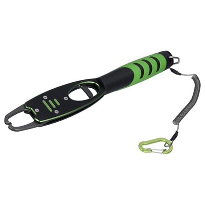 2 in 1 Fish Lip Gripper with Scale 40LB – Aluminum Alloy Fish Grabber for Freshwater Saltwater Fishing, Portable Fish Control Tool with Storage Bag