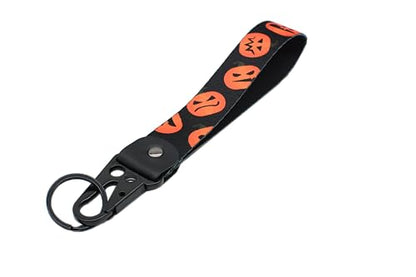 2-Pack Halloween Pumpkins License Plate Frames, 2 Holes Aluminum License Plate Holder for Women Man, License Plate Cover fits US Vehicles 12.3" x 6.3" with Screws Caps & Keychain - color: Halloween-Pumpkins, size: 2PCS