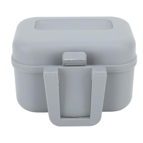 Fishing Bait Cooler Pline Bait Box Fishing Live Box Plastic Holder Heat Container for Red Wigglers Nightcrawlers Compact Station in Grey