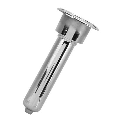 Boat Rod Cup Holder, 2 in 1 Stainless Steel Fishing Rod Holder No Drilling Quick Mount, Universal Heavy Duty Marine Storage Bracket for Yacht Ship Kayak Fishing Accessories
