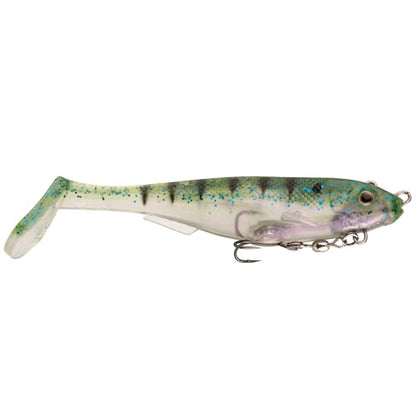 Strike King Final Copy Fishing Lure, Pre-Rigged Soft Plastic Swimbait, Free-Swinging Size 4 Treble Hook, Belly Magnetic Hook Keeper, 7/8-Ounce - color: Phantom Bluegill