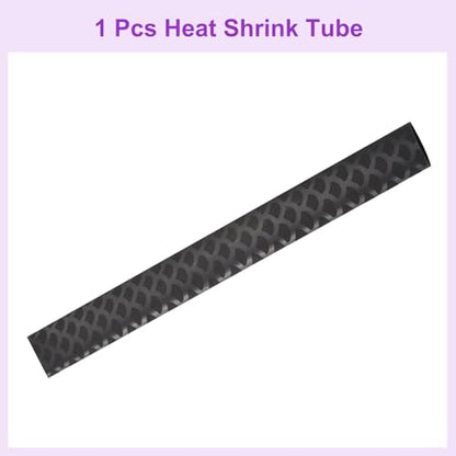 DMiotech Heat Shrink Sleeve Wrap Tubing x Tube Tubing for Fishing Rod Grips and Other Grips, Non Slip - Insulation - Waterproof 40'' Lengths, Dia 20mm Black Scales - color: Black Scales, size: Dia 20mm