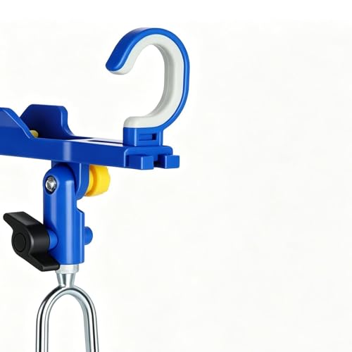 Fishing Rod Holder Angling Pole Support with Ground Spikes | Surf Fishing Rod Holder for Boat Shore Kayak Pontoon Dock Surf Beach - color: Blue