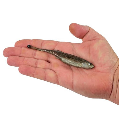 Berkley PowerBait Drip Minnow Fishing Soft Bait - color: HD Spottail Shiner, size: 5"
