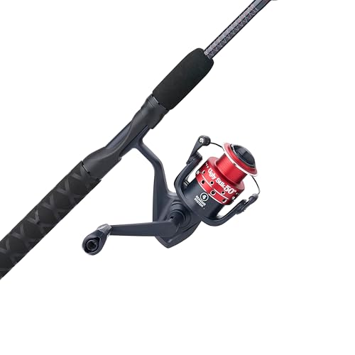 Ugly Stik 50th Anniversary Spinning Reel and Fishing Combo, 6’6”, 2-Piece, Medium Power Rod, Strong and Sensitive, Ergonomic Reel Seat, Durable Guides