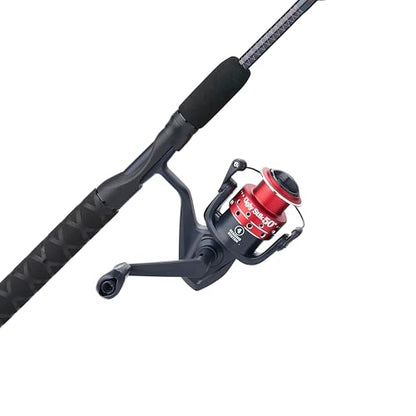 Ugly Stik 50th Anniversary Spinning Reel and Fishing Combo, 6’6”, 2-Piece, Medium Power Rod, Strong and Sensitive, Ergonomic Reel Seat, Durable Guides