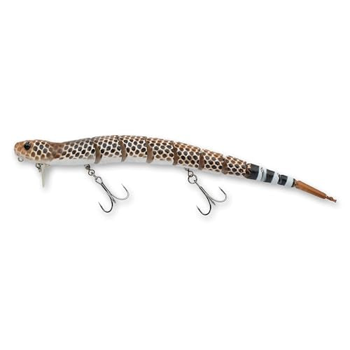 Savage Gear 3D Wake Snake Fishing Hard Bait - color: Rattle Snake, size: 12 in - 2 oz
