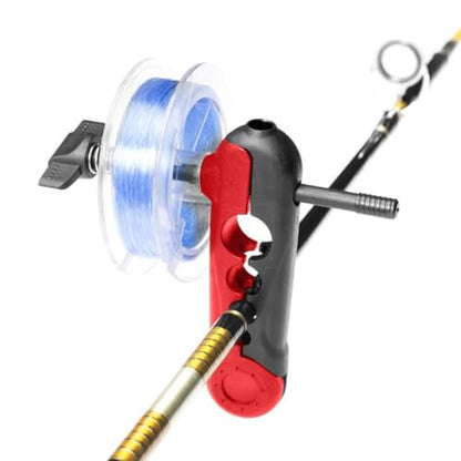 Portable Mini Fishing Line Spooler - Universal Reel Winder for Baitcaster & Spinning Reels, Fits Various Spool Sizes (5.12x1.34in)