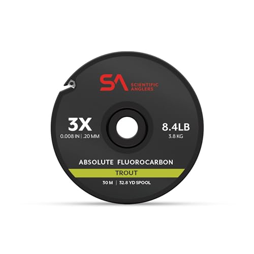Scientific Anglers Absolute Fluorocarbon Trout Tippet - size: 3X, style: 30m - Absolute Fluorocarbon Trout Tippet