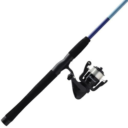 Shakespeare Catch More Fish Spinning Reel and Fishing Rod Combo with Kit - color: Inshore, style: 2024 Model