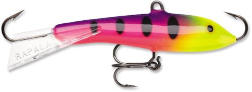 Rapala Vertical Jigging Rap – Ice Fishing Lure – Ice Fishing Jigging Lure | Walleye Pike and Perch Jig - color: Fruit Punch, size: Body Length: 1-1/2"