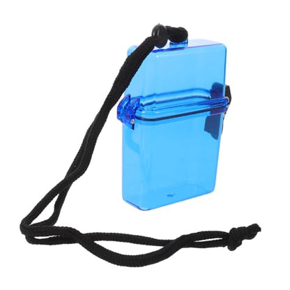 UPKOCH Portable Waterproof Dry Box for Diving and Outdoor Fishing, Plastic Sealed Storage Case with Rope and Latch, Secure Attachment and Rapid Single Hand Access for Keys and Id Cards