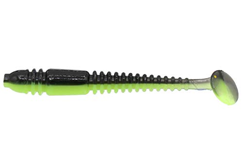 Eurotackle B-Vibe Micro Finesse Swimbait - color: Black Hi-Viz