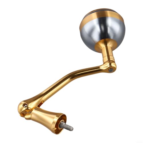 Aluminum Alloy Reel Handle Replacement With Round Knob For Most Fishing Reels, Long Lever Design For Better Control(L) - size: L