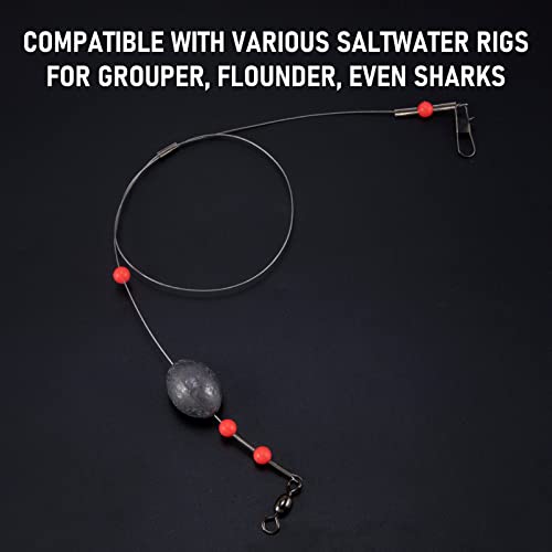 Dr.Fish Egg Sinker Lead Fishing Weights Oval Shaped Catfishing Weights Bank River Freshwater Saltwater Fishing Bass Casting - size: 4oz-5 Pack