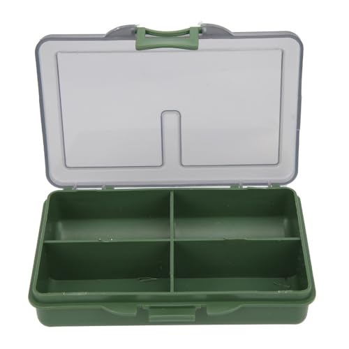 Fishing Tackle Box, Clear Water proof Storage Organizer for Hooks, Lures, Baits, Terminal Tackle and Small Fishing Accessories Use(4 Compartments) - size: 4 Compartments