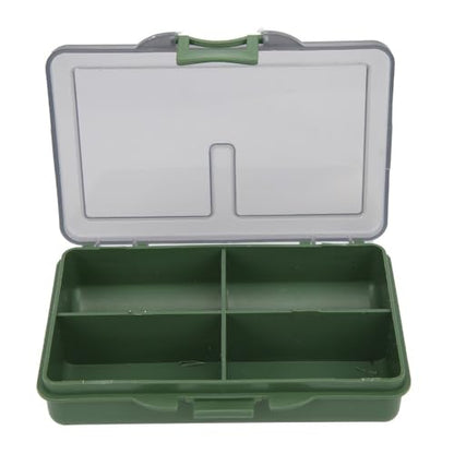 Fishing Tackle Box, Clear Water proof Storage Organizer for Hooks, Lures, Baits, Terminal Tackle and Small Fishing Accessories Use(4 Compartments) - size: 4 Compartments