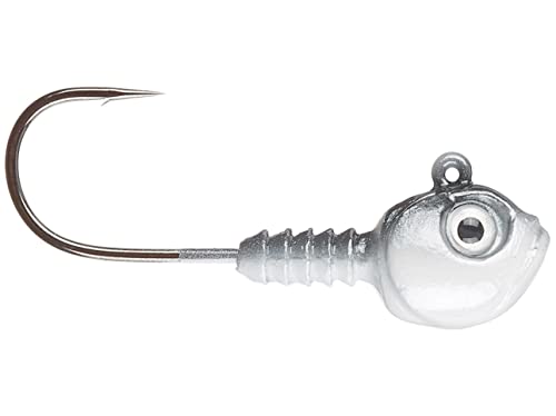 Dirty Jigs Guppy Jig Head, 1/0 Hook - USA Made, 1/8-3/8oz, 3 Count - color: Gizzard Shad, size: 1/4oz