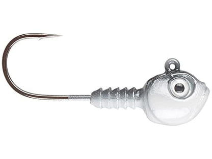 Dirty Jigs Guppy Jig Head, 1/0 Hook - USA Made, 1/8-3/8oz, 3 Count - color: Gizzard Shad, size: 1/4oz