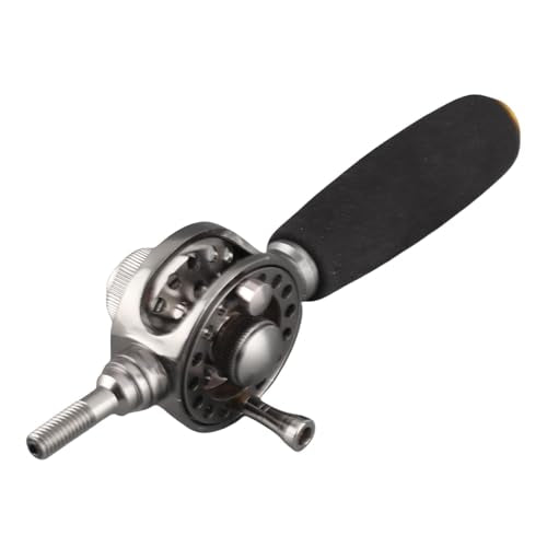 Metal Fishing Reel, 2+1 Bearings High Speed Fishing Raft Wheel with Handle Accessory for Angling Adventure