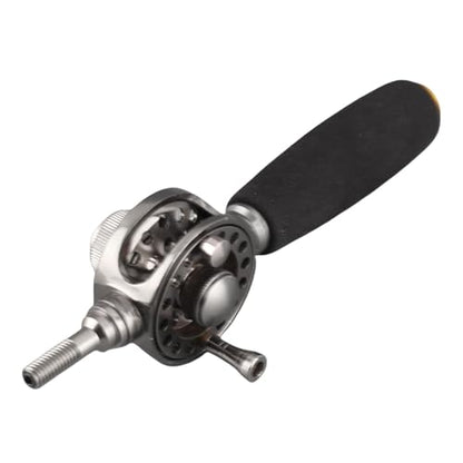 Metal Fishing Reel, 2+1 Bearings High Speed Fishing Raft Wheel with Handle Accessory for Angling Adventure