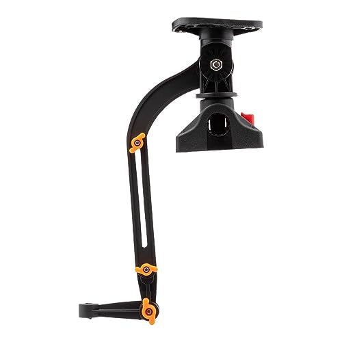 Extreme Max 3006.8669 Universal Fish Finder Head Unit & Transducer Arm Rod Holder Mount for SUPs & Kayaks, Black