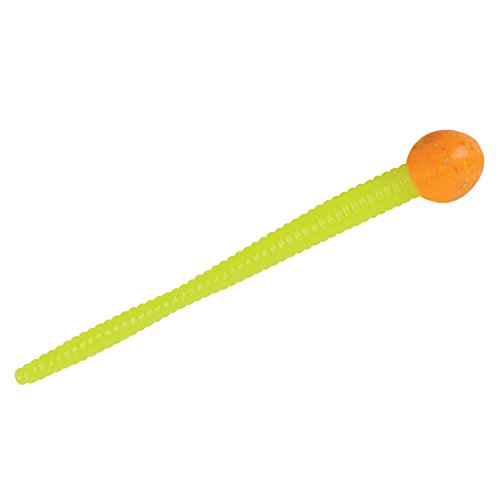 Berkley PowerBait Floating Mice Tails Fishing Soft Bait (1) - color: Orange Silver/Chartreuse, size: 3"