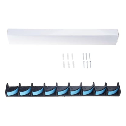 Wall Mounted Fishing Rod Rack 9 Vertical Holder Garage Poles for Wall Garage Boats Enduring Vertical Rack for Poles Storage Mount