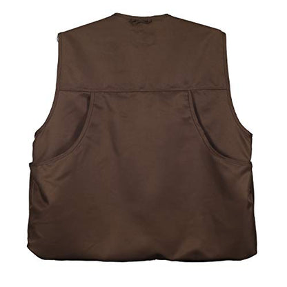 Gamehide Upland And Dove Lightweight Hunting Vest - color: Dark Brown, size: X-Large