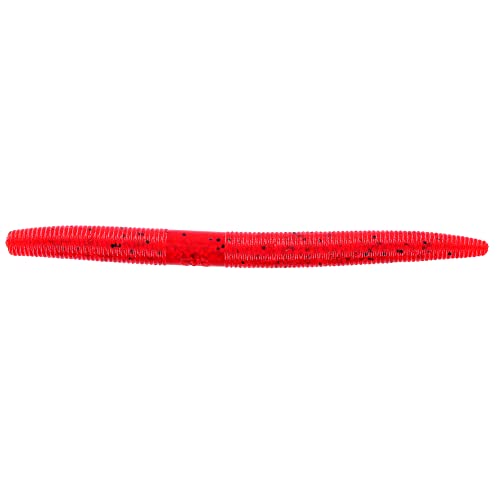 Yamamoto 5" SENKO RED W/ LARGE BLACK & RED FLAKE (10 PACK)