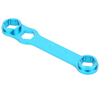Fishing Reel Tools,Fishing Reel Replacement Parts,Thrust for baitcasting Tool Grease Repair reels Handle Driver Tools nut Track Field DIY Casting Fishing Reel Wrench Blue Aluminium Alloy