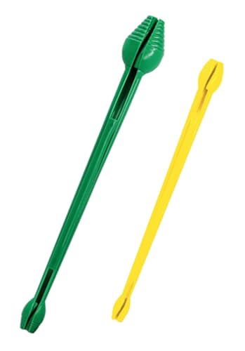 Toasis Plastic Fishing Hook Disgorger 2pcs Fish Hook Remover Tools - color: Green & Yellow