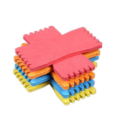 10Pcs Fishing Spools Keeper Foam Fishing Line Board Sponge Fishing Foam Fishing Foam Fishing Winding Fishing Rigs Holder Fishing Winding Board