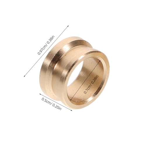 Fishing Rod Guide Rings Replacement for Maintenance Inner Diameter Durable Brass Compact Structure - size: 0.40X0.40X0.20CM