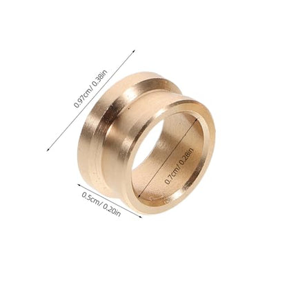 Fishing Rod Guide Rings Replacement for Maintenance Inner Diameter Durable Brass Compact Structure - size: 0.40X0.40X0.20CM