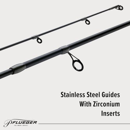 Pflueger President XT Spinning Rod - size: 7' - Medium Light - 2pc
