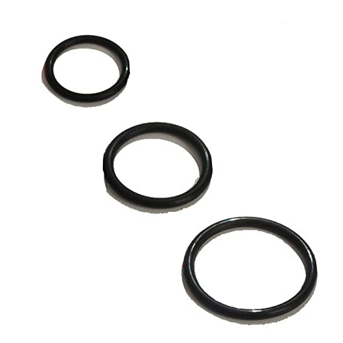Fishing Hook Keeper Fishing Rod Keeper with 3 Different Rubber Rings Fishing Rod Hook Holder 10pcs - color: Black-10pcs