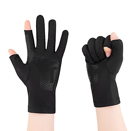 Fishing Gloves UV For Protection Gloves For Sun For Protection Gloves Men Women For Outdoor Kayaking Rowing Driving Glov Fishing Gloves Men Fingerless Sun Protection Fingerless Gloves Sunscreen Gloves