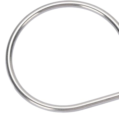 5PCS Fishing Lock Snap, Stainless Steel Live Fish Lock Buckle Single Handed Fishing Stringer Clip for Freshwater Saltwater Steel Ropes Large Fish Lock