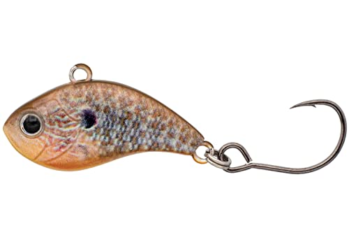 Eurotackle Z-Viber Original - Ultra Light and Ice Fishing Lure - Lipless Crankbait - 1/16oz Rattle Bait (1") - color: Real Sunfish "Match The Hatch"