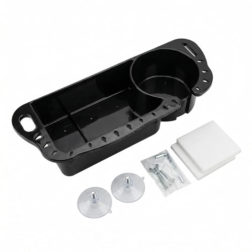 Boat Tool Holder & Cup Caddy 1-Pack | Multifunctional storage for pliers, knives, bait & drinks. Fits kayaks, bass boats, pontoons & jon boats. With drainage holes