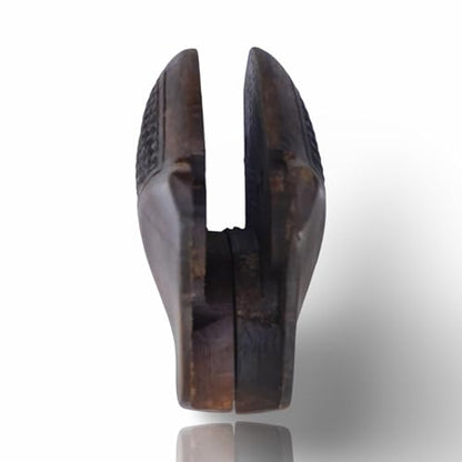 J Round Revolver Grips Compatible with S&W, Real Wood Gun Grips fits Smith & Wesson J Frame Round Butt .38 Special and 9mm Revolvers/Screw Included - color: Checkred - Brown, size: Walnut Wood