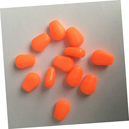 VANZACK 50pcs Carp Fishing Corn Lures Floating Hard Artificial Bait Fake Corn Carp Bait Orange