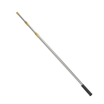 Cyfie Retractable Fishing Gaff, 4.8/6.6/7.8/9.4/16.4ft Telescopic Fishing Gaff with 8mm Screw, Capable for Fish Gig Spear Harpoon Hook, Ice and Saltwater Fishing Gaff Pole for Hunting Fish Frog Mole - color: 6 Feet Extending Pole
