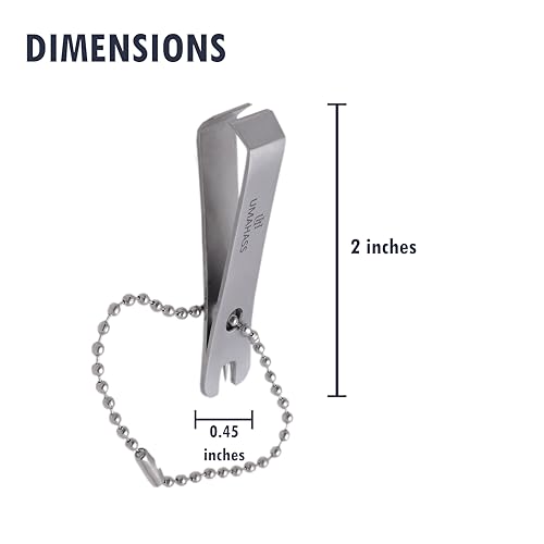 Fishing Line Nipper Cutter with Keychain – Stainless Steel Fishing Clippers for Fly Fishing, Line Cutting, Hook Eye Cleaning Tool, Compact Fishing Accessory