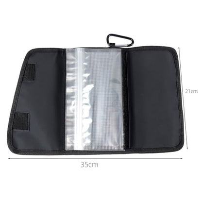 POPETPOP Waterproof Fishing Lure Bag Small Handheld Baits Storage Pouch Anti-Wear Fishing Gear Organizer Outdoor Tackle Binder