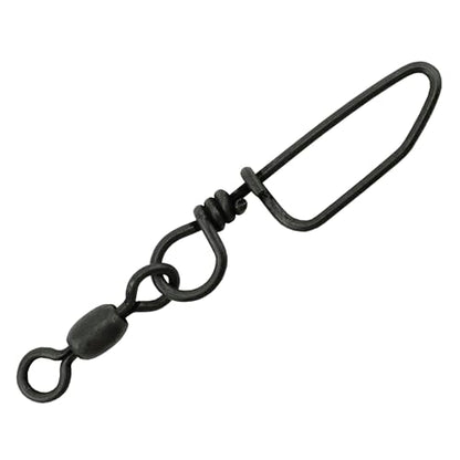AFW Brass Coastlock Snap Swivels – Durable Fishing Gear with High-Strength Wire Snaps, Black Oxide Finish, Prevents Line Twisting & Kinking, Supports Up to 350 lb Test. - size: 5 pc, #2/0, 225 lb test