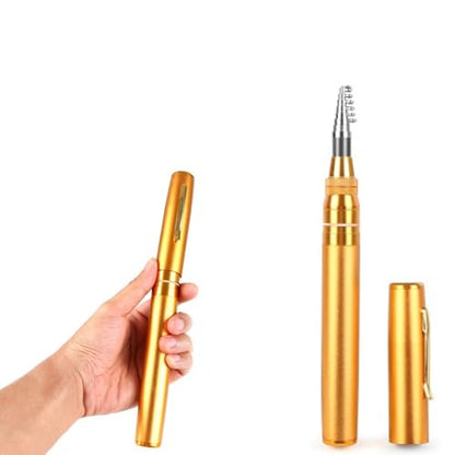 ‌Pocket Telescopic Fishing Rod 1.8m (6ft) – Portable Collapsible Carbon Fiber Fishing Pole for Travel, Freshwater & Saltwater Fishing, Compact Design - color: Gold