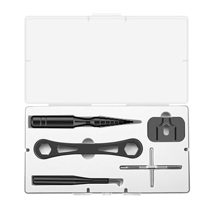 Spool Disassembling Wrench Reel Bearing Pin Remover Wheel Remover Tool Fishing Reel Ball Bearing Maintenance Aluminum Alloy Fishing Tool - color: Set Black
